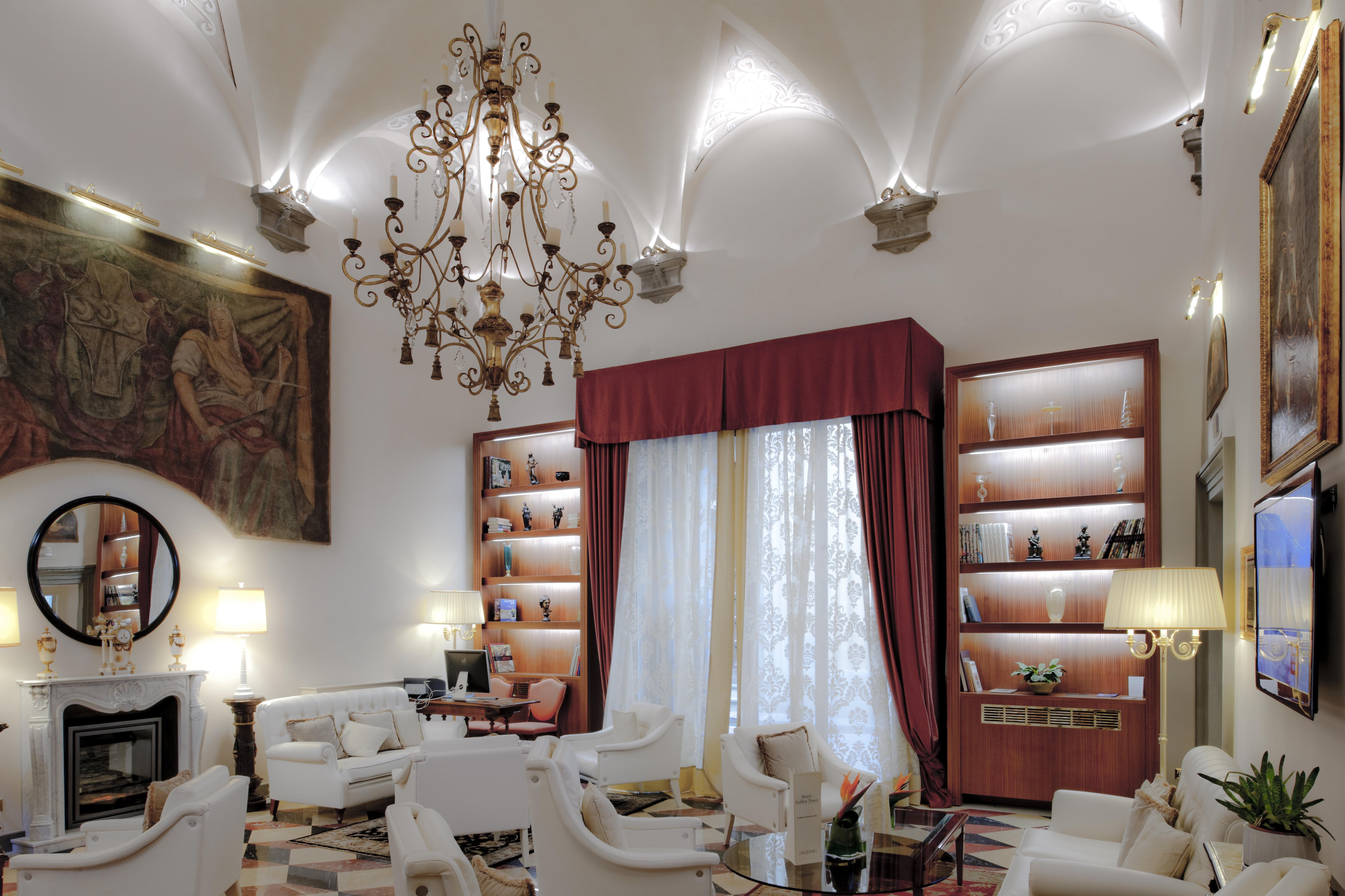 Golden Tower Hotel & Spa Florence Exterior photo The living room
